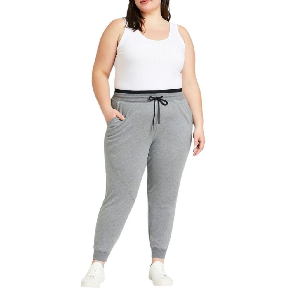 JoyLab Women’s Jogger Sweatpants in Heather Gray | Size XL